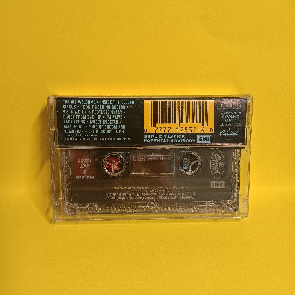 W.A.S.P. - Inside The Electric Circus - 1986 - 4XT-12531 - Used - EX - Cassettes