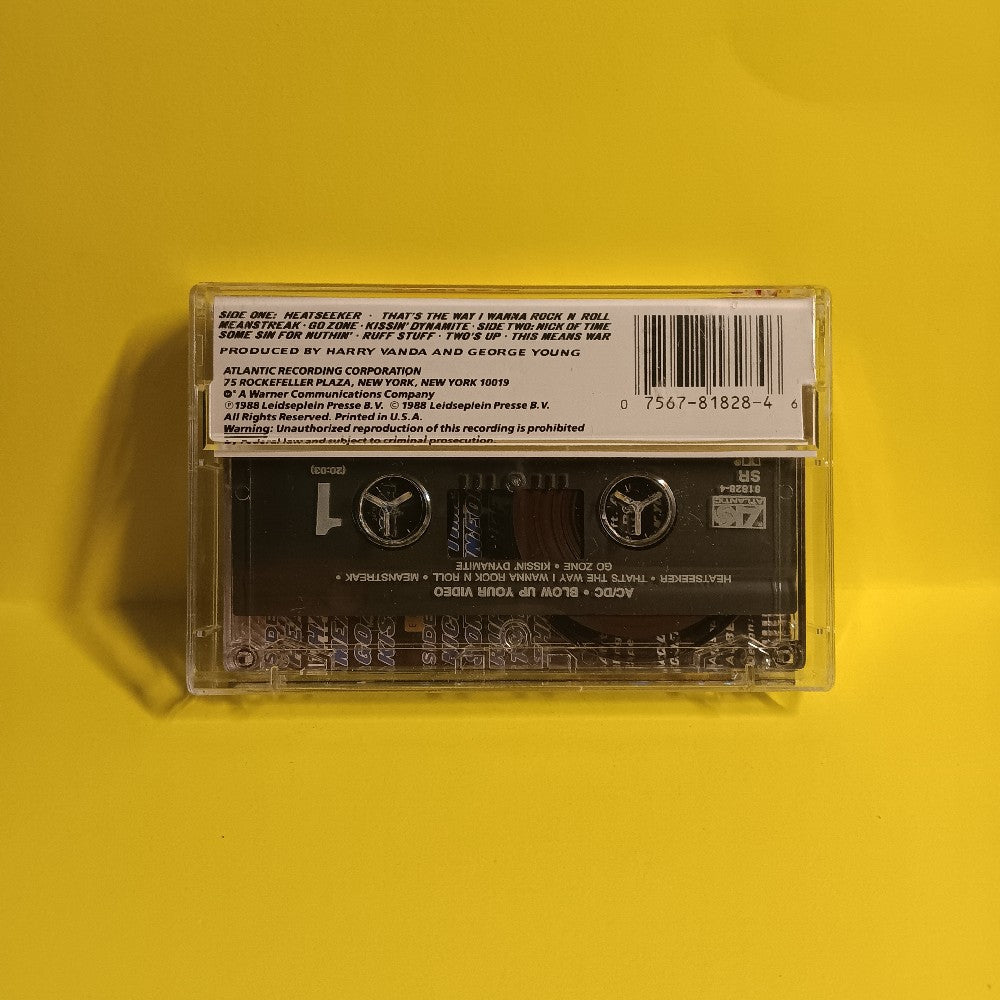 AC/DC - Blow Up Your Video - 1988 - 7 81828-4 - Used - EX - Cassettes