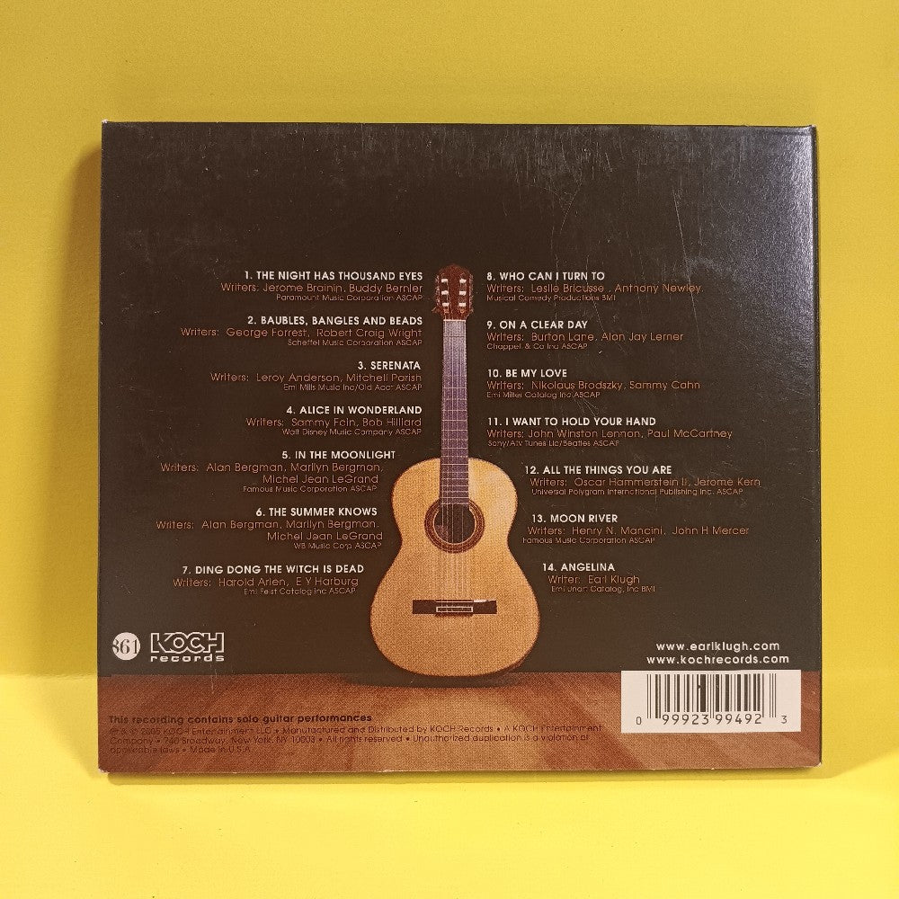 Earl Klugh AUTOGRAPHED  - Naked Guitar - 2005 - KOC-CD-9949 - Used - VG++ - CDs