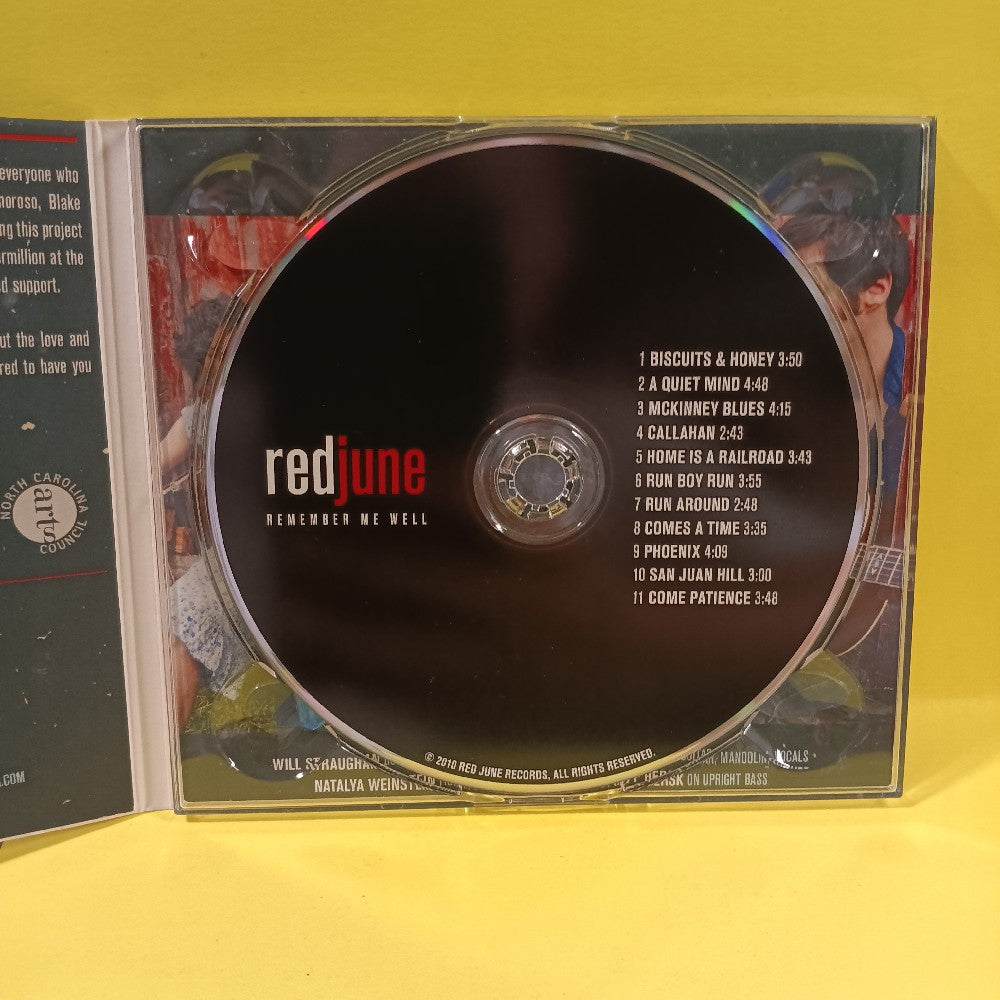 Red June AUTOGRAPHED  - Remember Me Well - 2010 - RJ01 - Used - VG++ - CDs