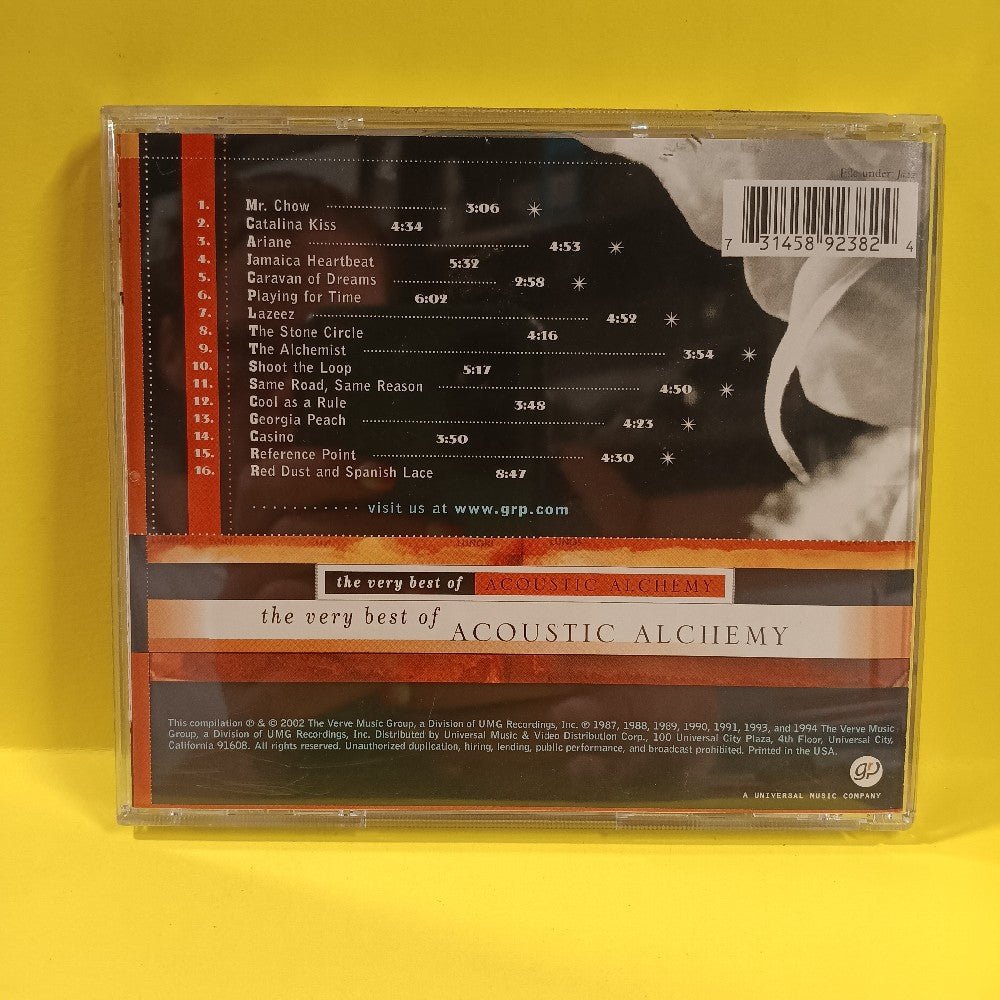 Acoustic Alchemy AUTOGRAPHED - The Very Best Of Acoustic Alchemy - 2002 - 314 589 238-2 - Used - VG++ - CDs