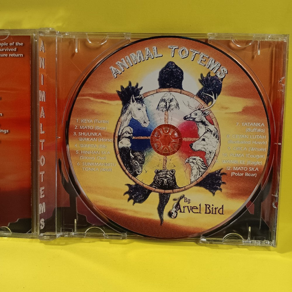 Arvel Bird AUTOGRAPHED - Animal Totems - 2004 - 8-0460-90051-27 - New - VG++ - CDs