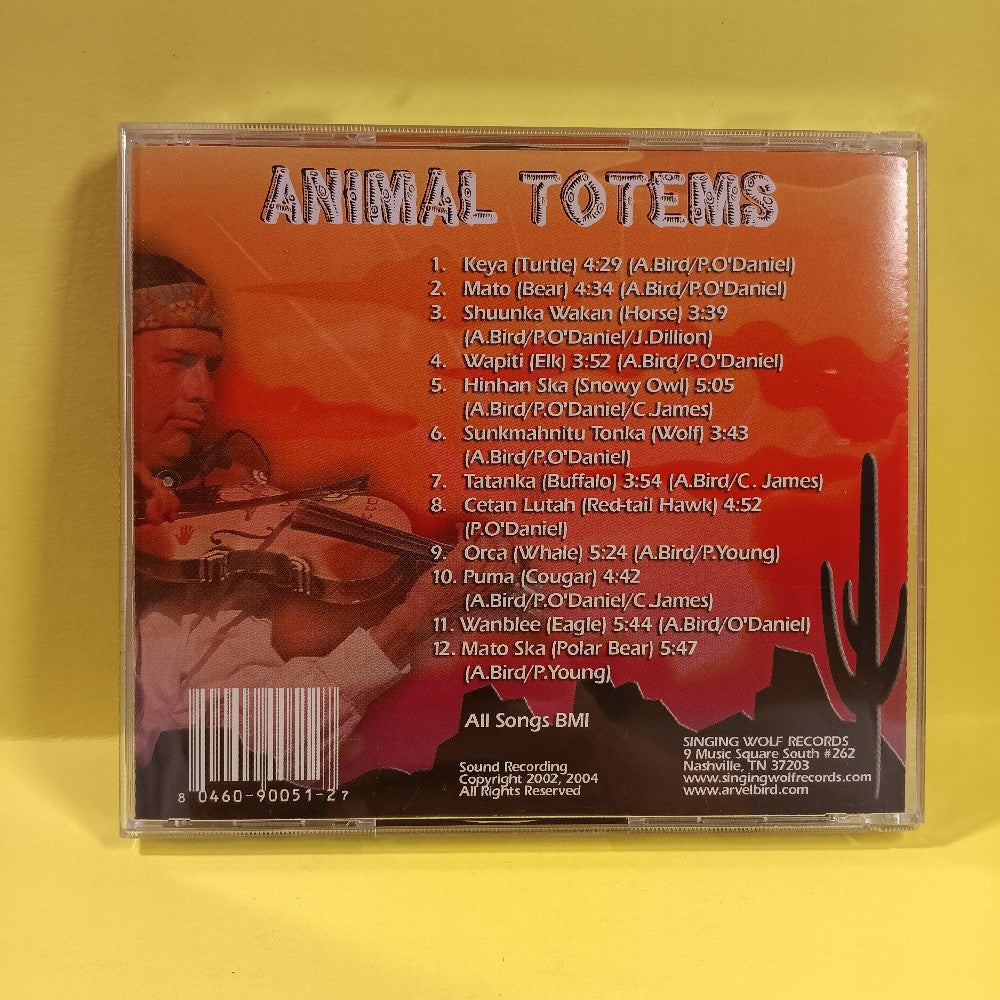 Arvel Bird AUTOGRAPHED - Animal Totems - 2004 - 8-0460-90051-27 - New - VG++ - CDs