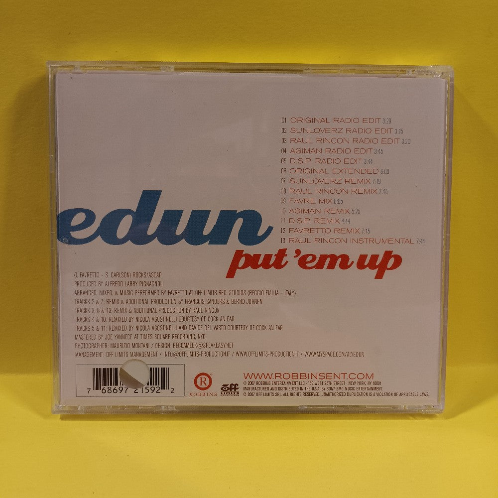 Edun - Put Em Up PROMO - 2007 - 76869-72159-2 - Used - EX - CDs