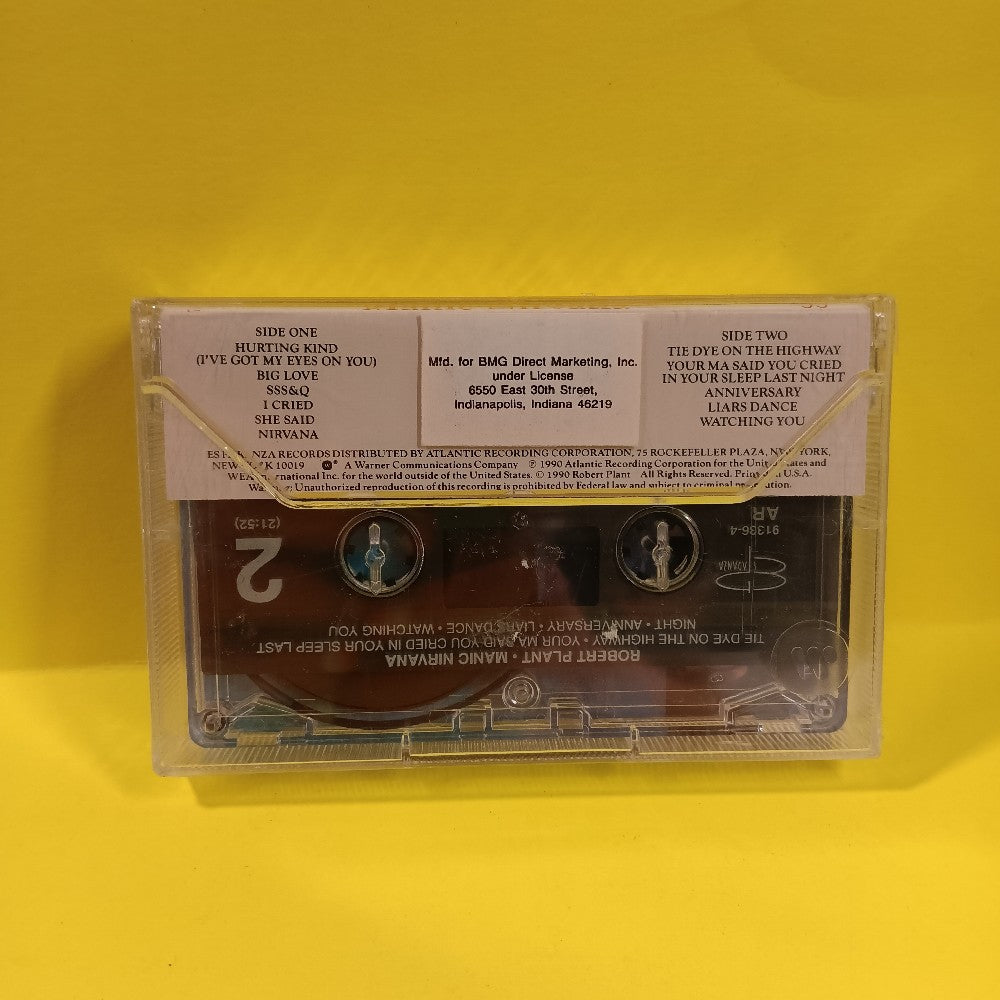 Robert Plant - Manic Nirvana CLUB - 1990 - 7 91336-4 - New - Sealed - Cassettes
