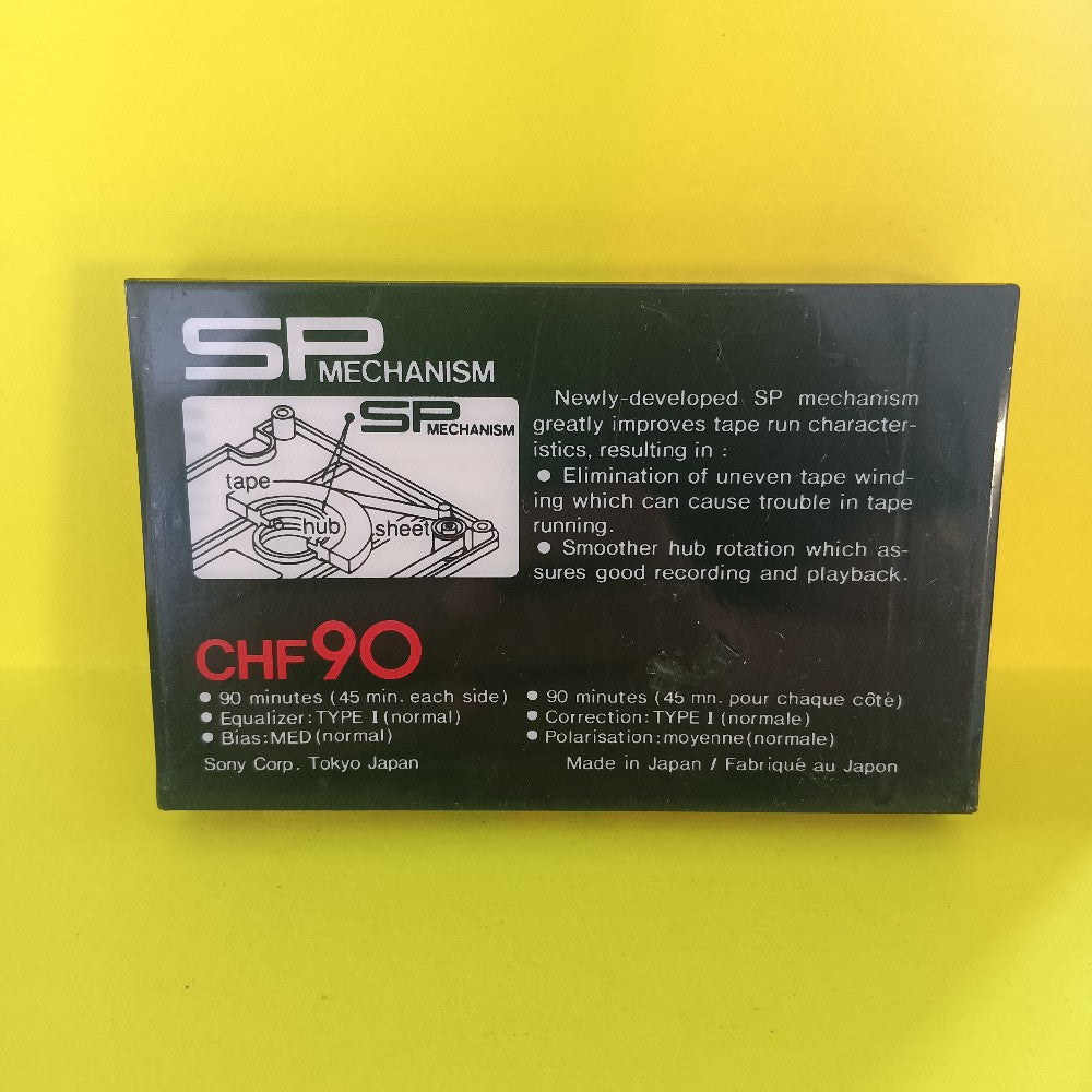 Sony CHF 90 Cassette Tape JAPAN New - Blank Media