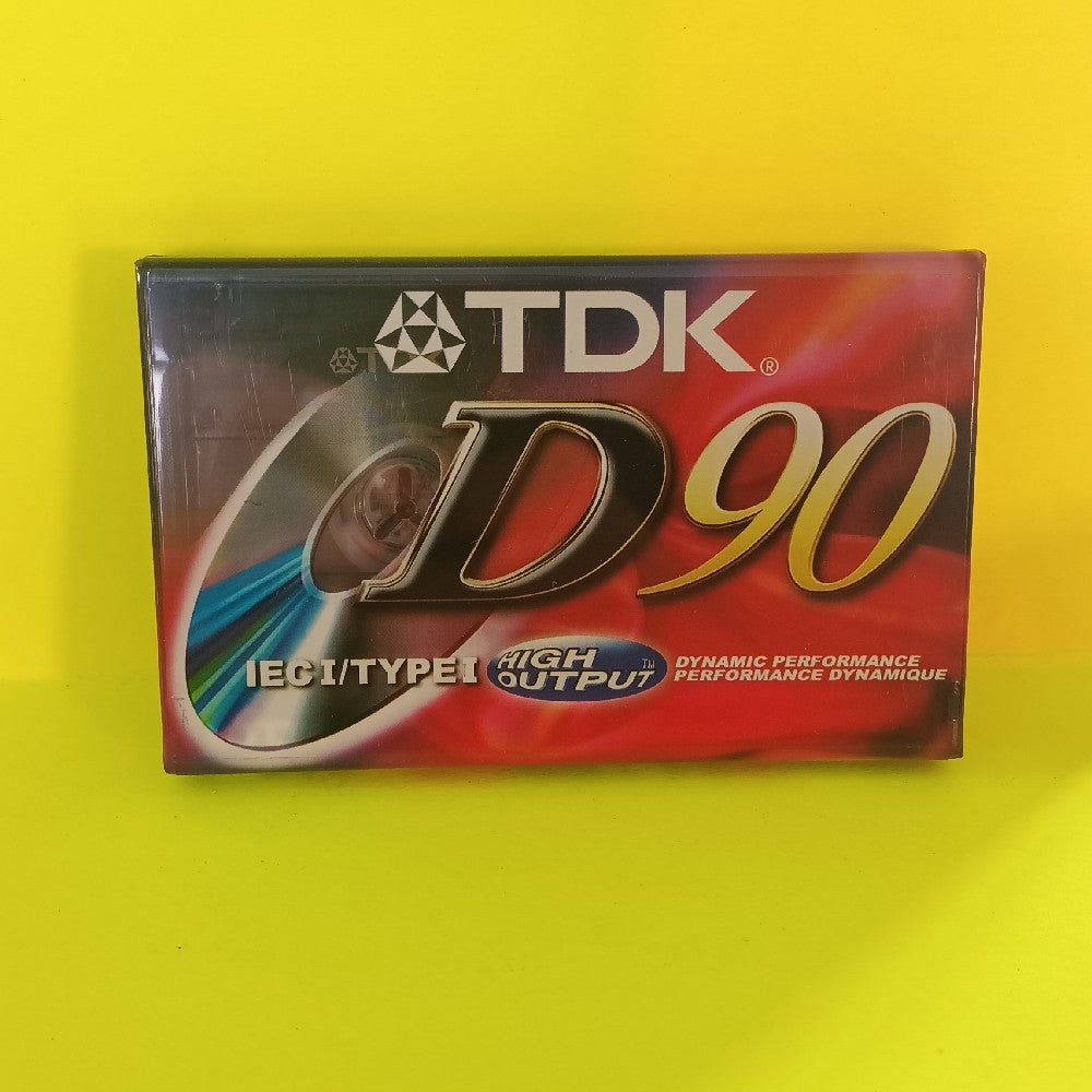 Lot Of 4x TDK D90 High Output Cassette Tapes New - Blank Media