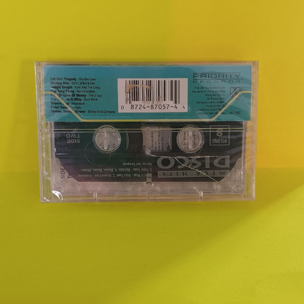 Various  - Mega Hits Disco Vol 8 - 1991 - 4XL 7057 - New - Sealed - Cassettes