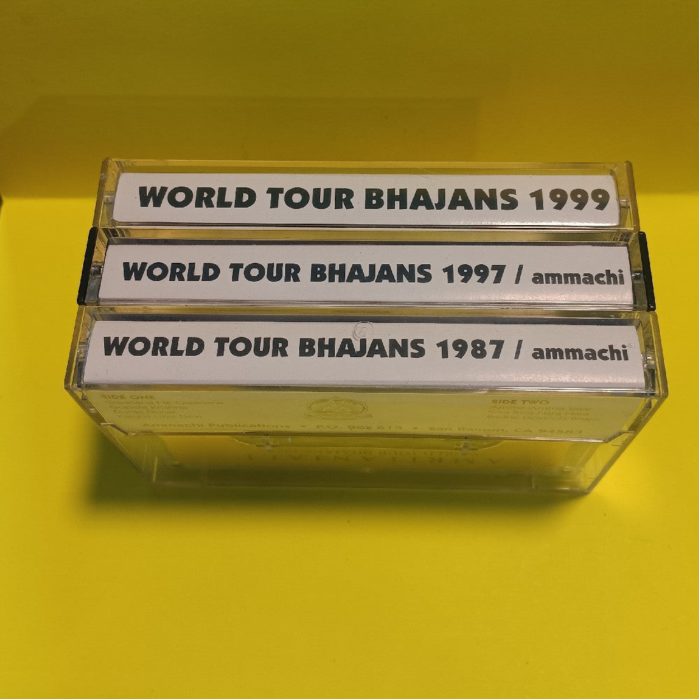 Lot Of 3x Tapes Mata Amritanandamayi - World Tour Bhajans 1987 1997 1999 - Used - EX - Cassettes