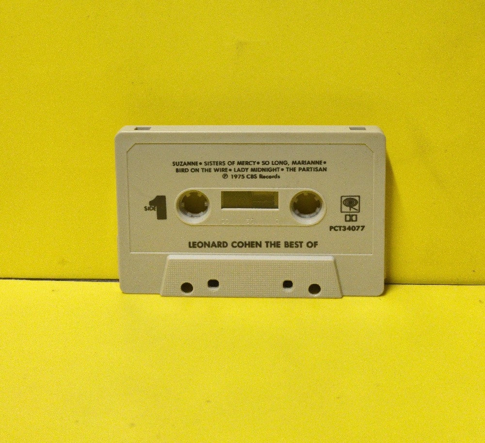 Leonard Cohen - The Best Of Leonard Cohen - 1975 - PCT 34077 - Used - EX - Cassettes - Beige Tape Shell