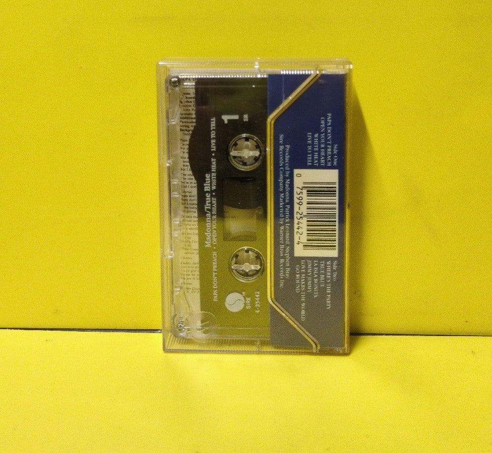Madonna - True Blue - 1986 - 9 25442-4 - Used - EX - Cassettes - Clear Tape Shell