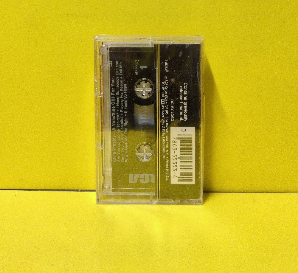 Elvis Presley - A Valentine Gift For You - 1985 - AFK1-5353 - New - Sealed - Cassettes - Clear Tape Shell