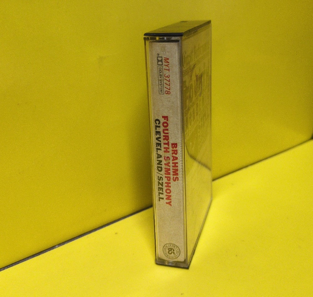 Johannes Brahms, George Szell, The Cleveland Orchestra -  Fourth Symphony In E Minor, Op. 98 / Academic Festival Overture, Op. 80 - 1990 - MYT 37778 - Used - EX - Cassettes - Beige Tape Shell
