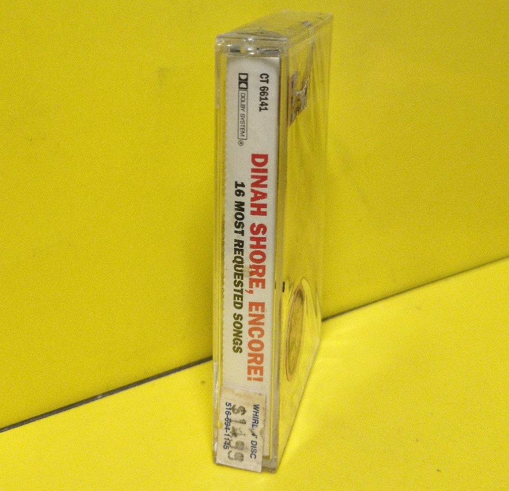 Dinah Shore - 16 Most Requested Songs: Encore! - 1995 - CT 66141 - New - Sealed - Cassettes