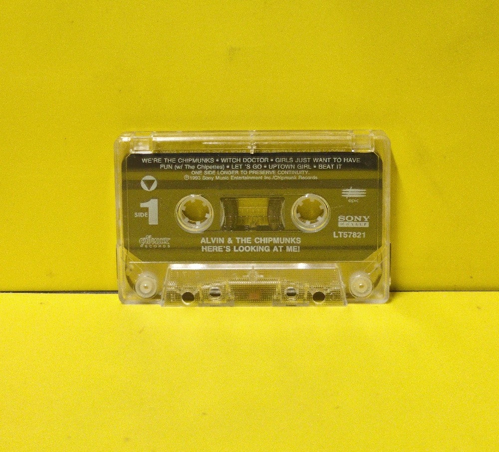 Alvin & The Chipmunks - Here's Looking At Me! - 1993 - LT 57821 - Used - EX - Cassettes