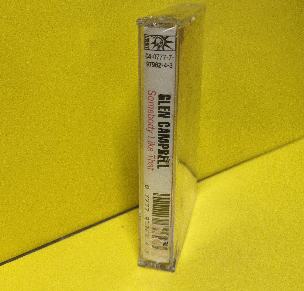 Glen Campbell - Somebody Like That - 1993 - C4-0777-7-97962-4-3 - New - Sealed - Cassettes - Clear Tape Shell