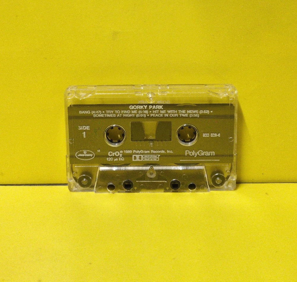 Gorky Park - Gorky Park = Парк Горького - 1989 - 838 628-4 - Used - EX - Cassettes - CrO2 - Clear Tape Shell