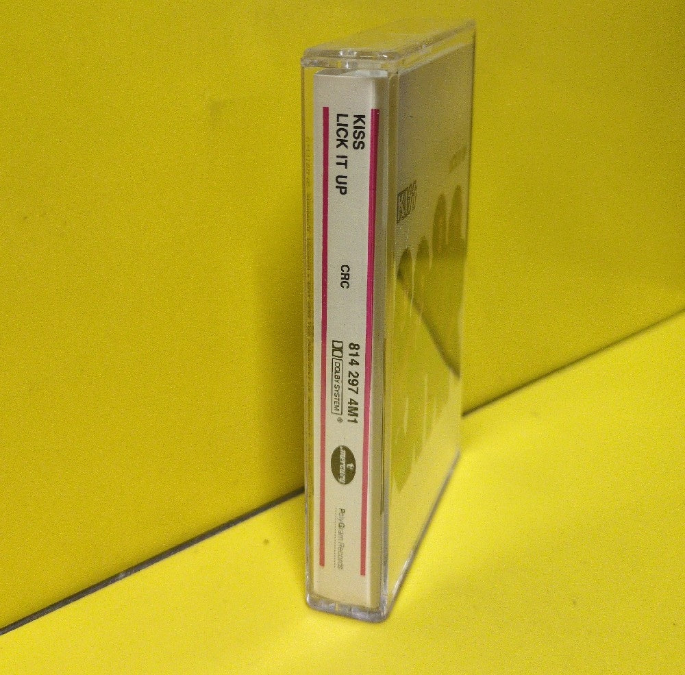 Kiss - Lick It Up - 1983 - 814 297 4M1 - Used - EX - Cassettes - CRC Club Edition - Beige Tape Shell