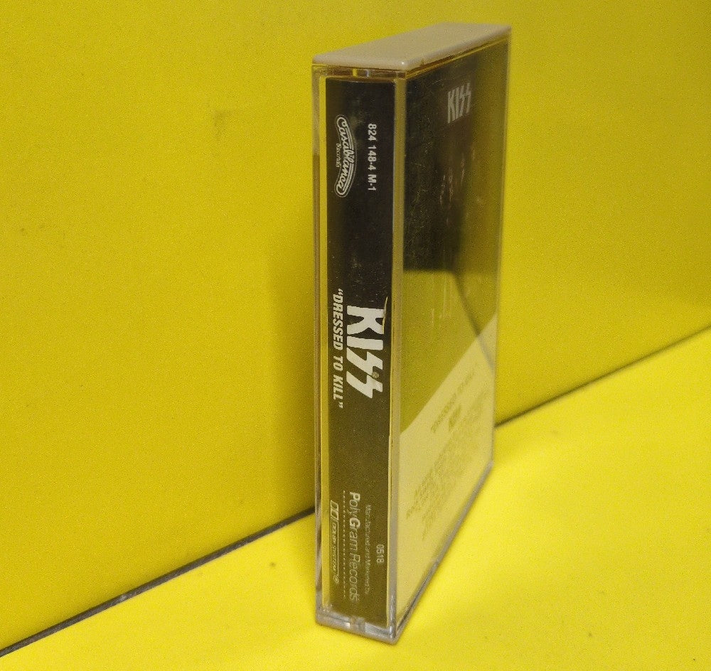 Kiss - Dressed To Kill - 1985 - 824 148-4 M1 - Used - EX - Cassettes - Beige Tape Shell - "15"