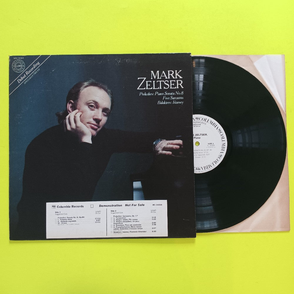 Mark Zeltser - Prokofiev Piano Sonata No 8 / Balakirev Islamey PROMO - 1978 - MX 34564 - Used - EX - Vinyl