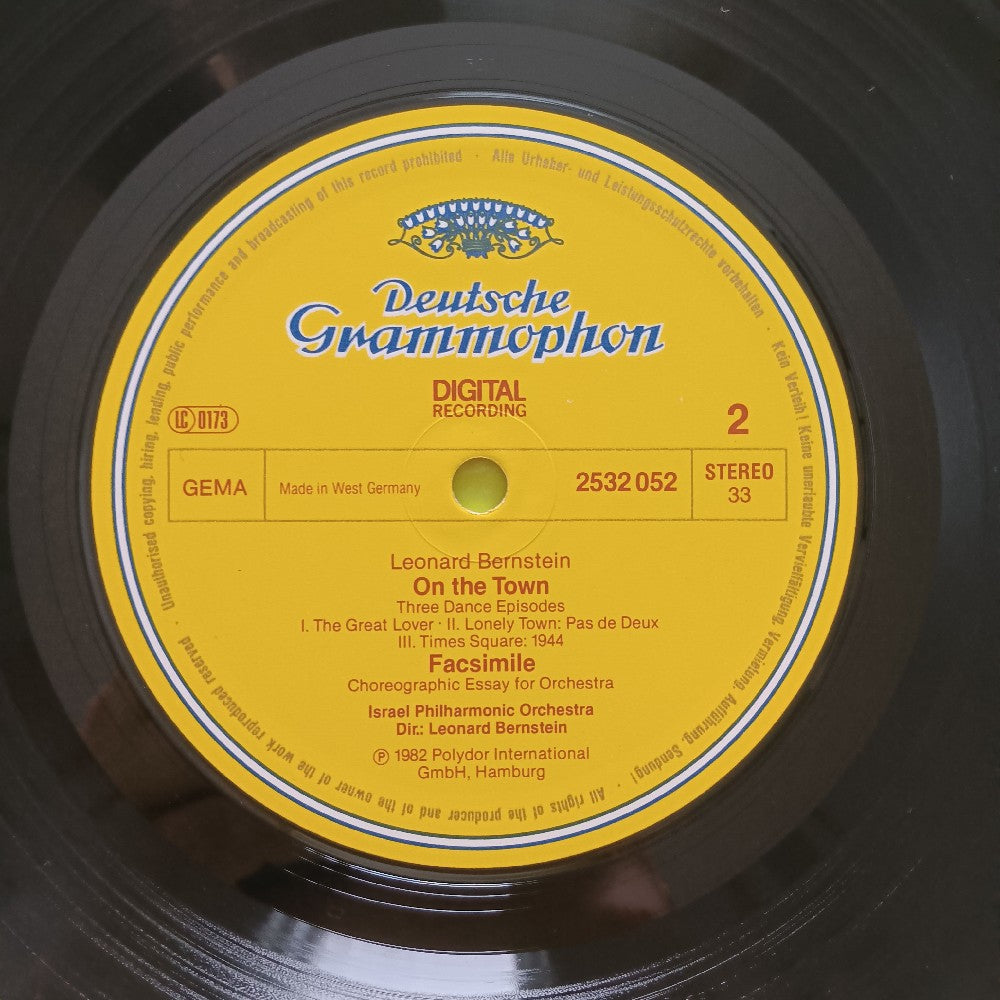 Leonard Bernstein - Divertimento A Musical Toast GERMANY - 1982 - 2532 052 - Used - EX - Vinyl