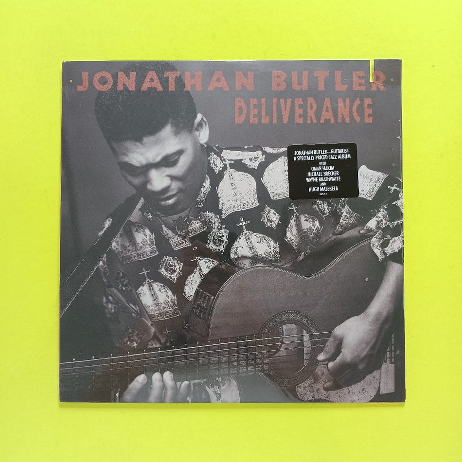 Jonathan Butler - Deliverance - 1990 - 1329-1-J - New - Sealed - Vinyl