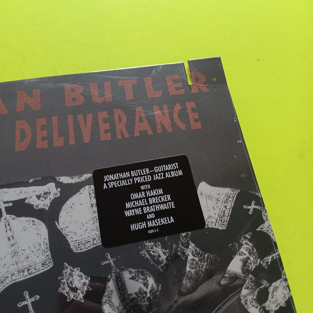 Jonathan Butler - Deliverance - 1990 - 1329-1-J - New - Sealed - Vinyl