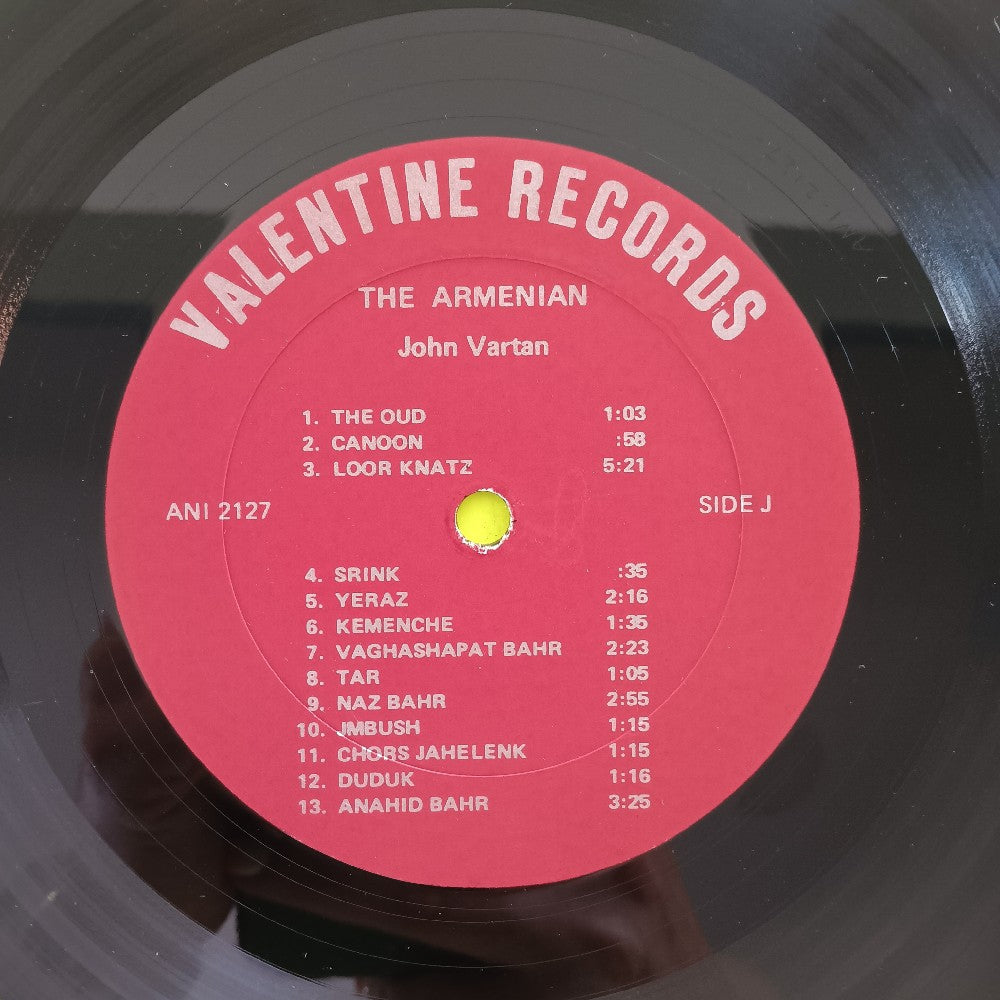John Vartan - The Armenian - 1973 - ANI 2127 - Used - VG++ - Vinyl