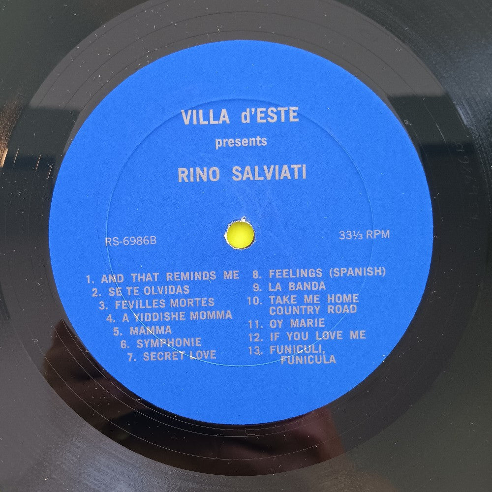 Rino Silviati AUTOGRAPHED - Village d'Este Presents ITALY - RS-6986 - Used - VG++ - Vinyl