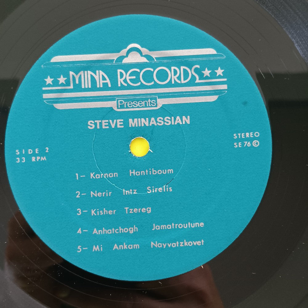 Steve Minassian - Come On Man! Jack Samsonian AUTOGRAPHED - 1976 - SE 76 - Used - VG++ - Vinyl