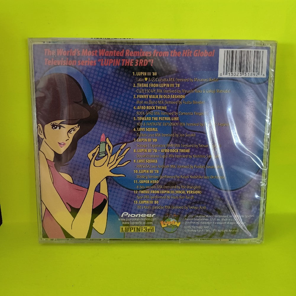 Various - Lupin The 3rd Sideburn Club Mix - 2002 - 5189-2 - New - Sealed - CDs