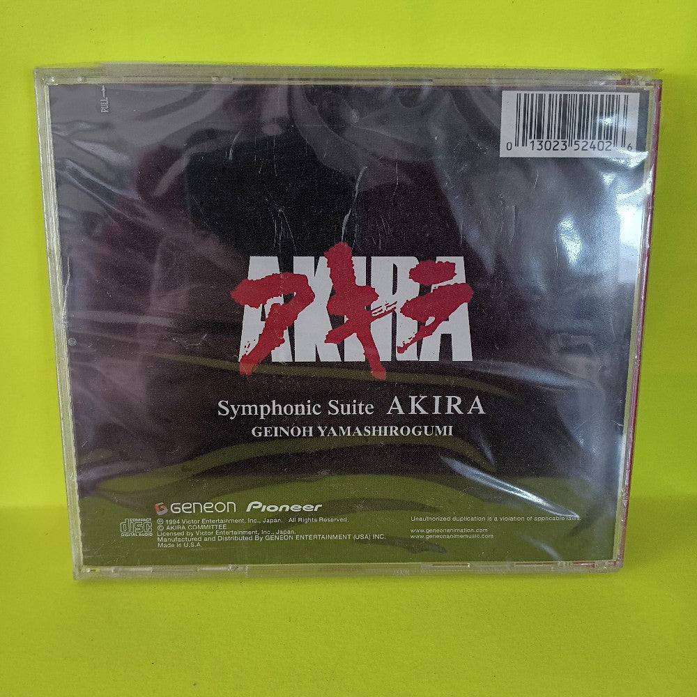 Geinoh Yamashirogumi - Symphonic Suite AKIRA - 2003 - 5240-2 New - Sealed - CDs