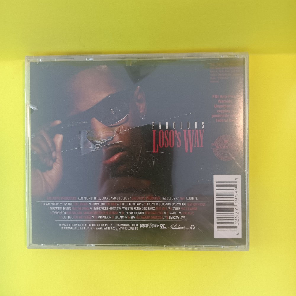 Fabolous - Loso's Way - 2009 - B0013098-02 - New - Sealed - CDs
