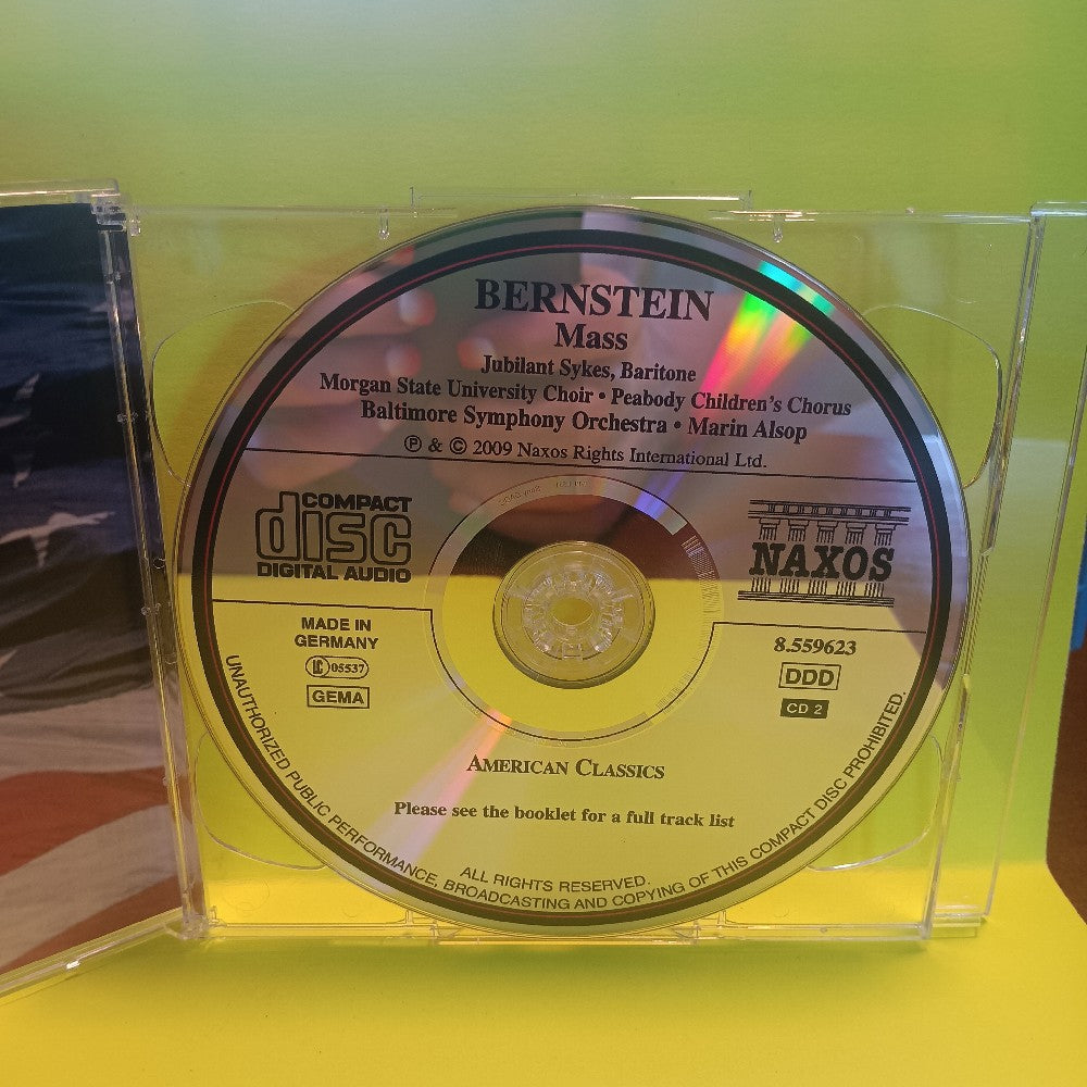 Jubilant Sykes Marin Alsop - Bernstein: Mass 2 CD GERMANY - 2009 - 8.559622-23 - Used - EX - CDs