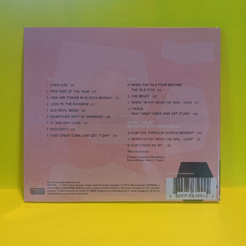 Ella Logan Donald Richards - Finian's Rainbow - 2009 - 88697 56199 2 - New - Sealed - CDs