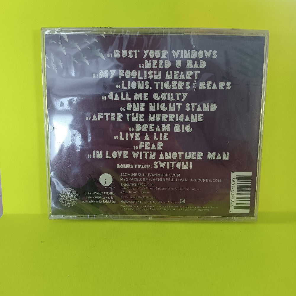 Jazmine Sullivan - Fearless - 2008 - 88697-32713-2 - New - Sealed - CDs