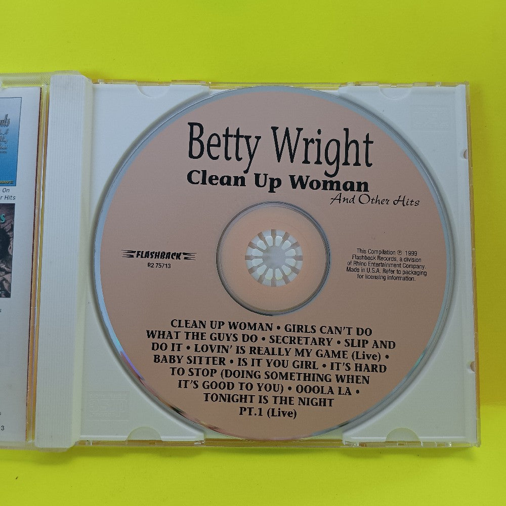 Betty Wright - Clean Up Woman And Other Hits - 1999 - R2 75713 - Used - EX - CDs
