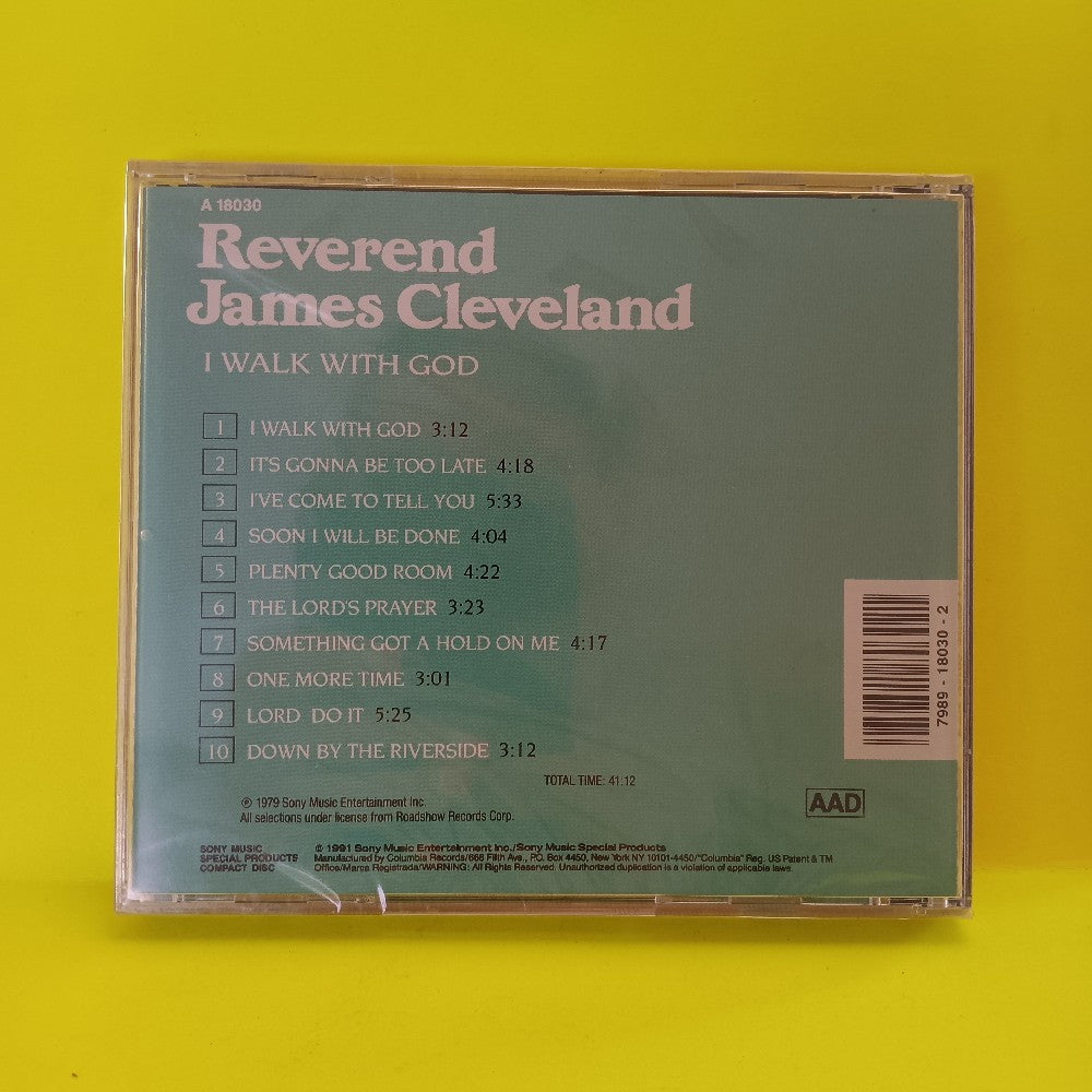 Rev. James Cleveland - I Walk With God  - 1991 - A 18030 - New - Sealed - CDs
