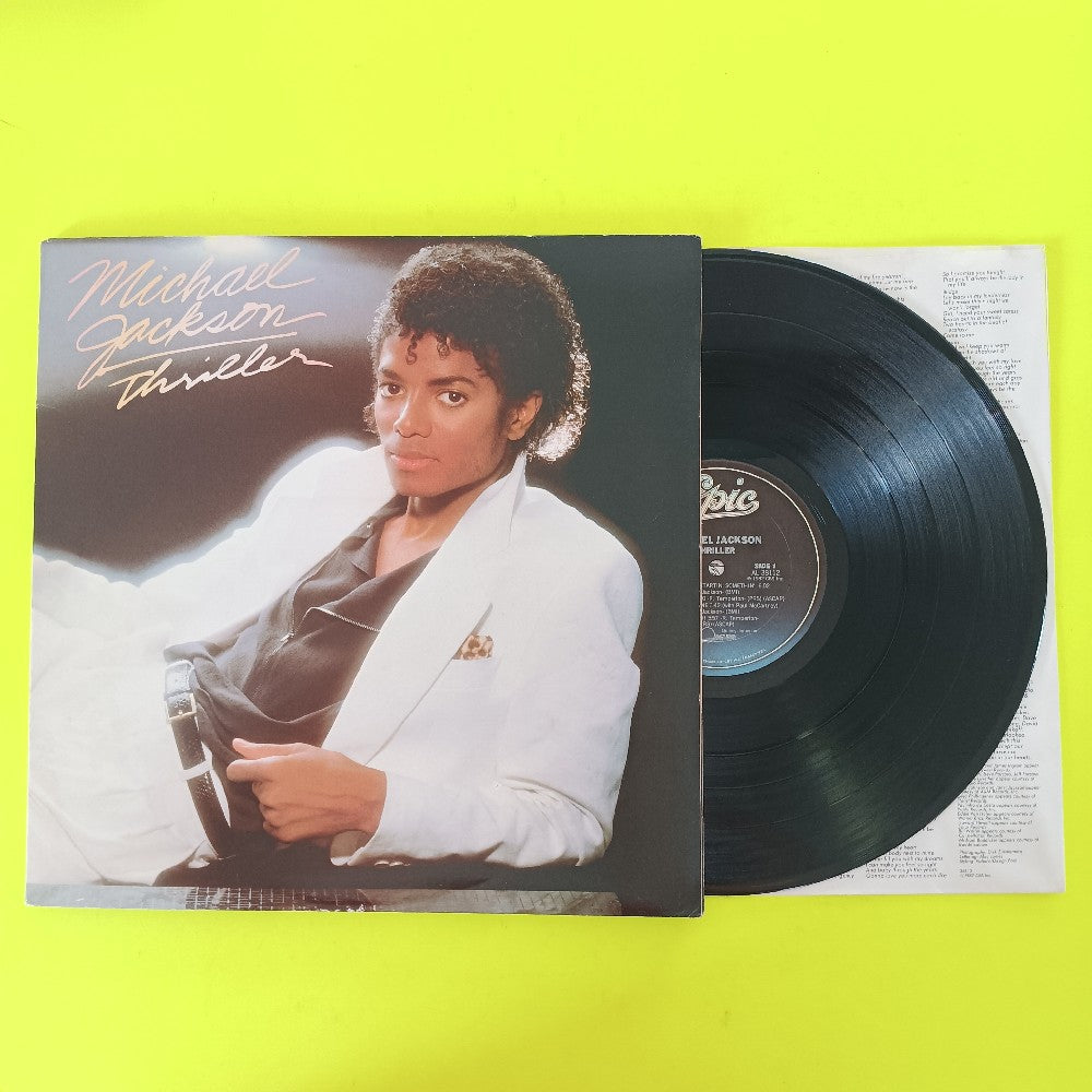 Michael Jackson - Thriller OG NO CO-PRODUCER CREDIT - 1982 - QE 38112 - Used - VG+ - Vinyl
