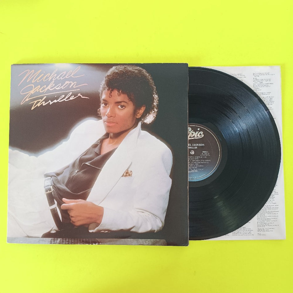 Michael Jackson - Thriller OG NO CO-PRODUCER CREDIT - 1982 - QE 38112 - Used - VG+ - Vinyl