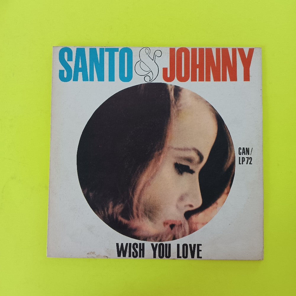 Santo & Johnny - Wish You Love ITALY - 1964 - CAN/LP72 - Used - VG+ - Vinyl