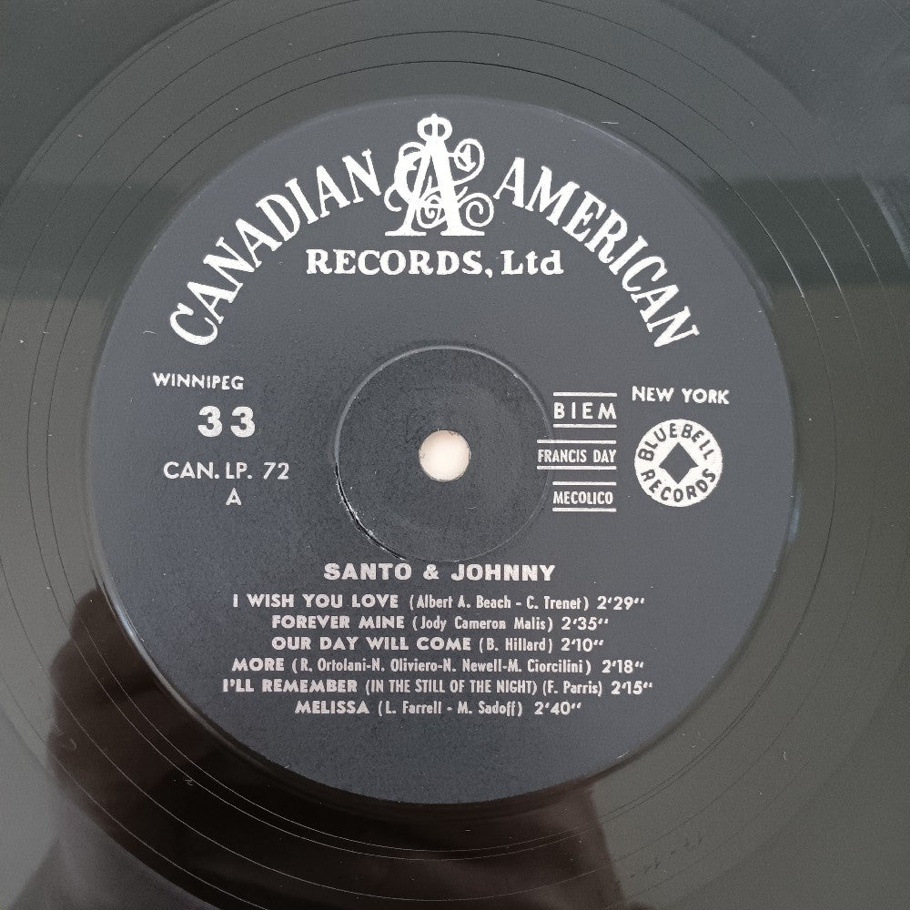 Santo & Johnny - Wish You Love ITALY - 1964 - CAN/LP72 - Used - VG+ - Vinyl