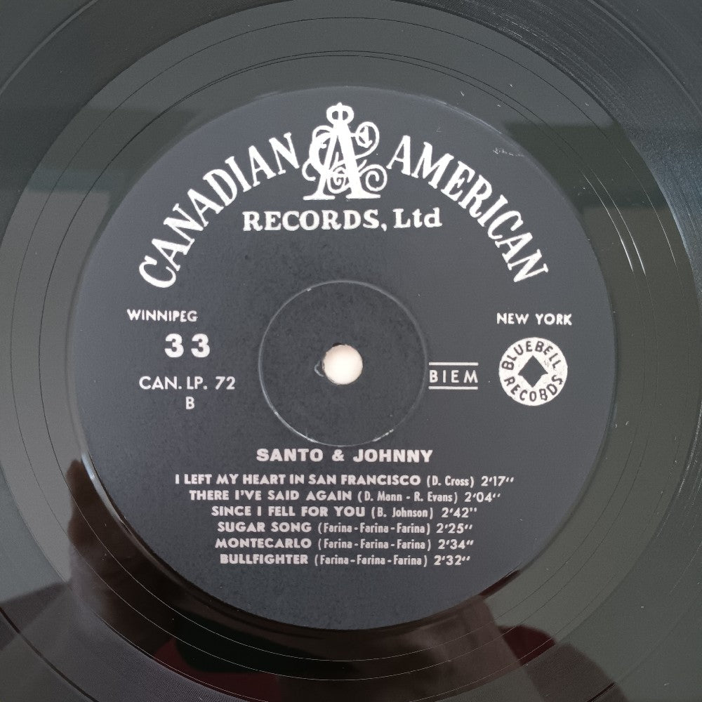 Santo & Johnny - Wish You Love ITALY - 1964 - CAN/LP72 - Used - VG+ - Vinyl