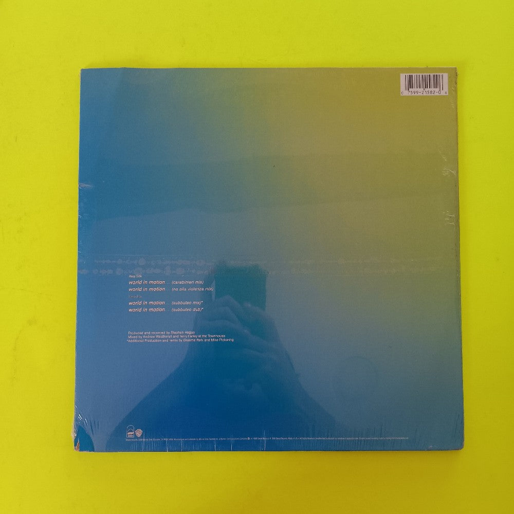 Englandneworder New Order - World In Motion... 12" - 1990 - 0-21582 - New - Sealed - Vinyl