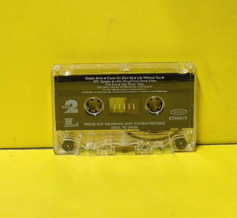 Stevie Ray Vaughan & Double Trouble - Soul To Soul - 1999 - ET 65872 - Used - EX - Cassettes
