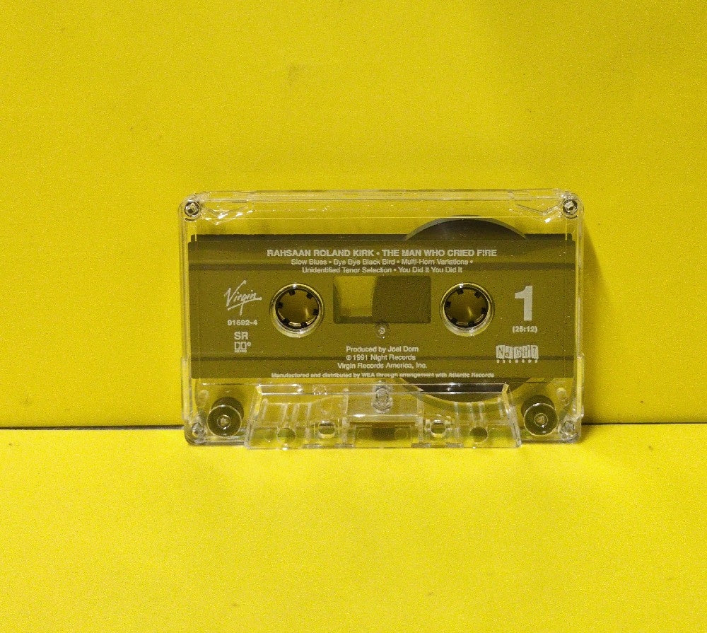 Roland Kirk - The Man Who Cried Fire - 1991 - 4-91592 - Used - EX - Cassettes