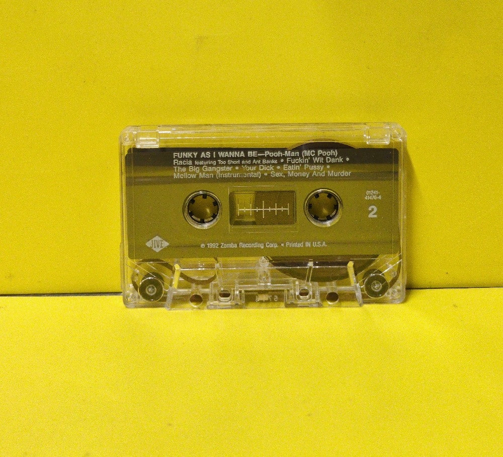 Pooh-Man - Funky As I Wanna Be - 1992 - 01241-41476-4 - Used - EX - Cassettes