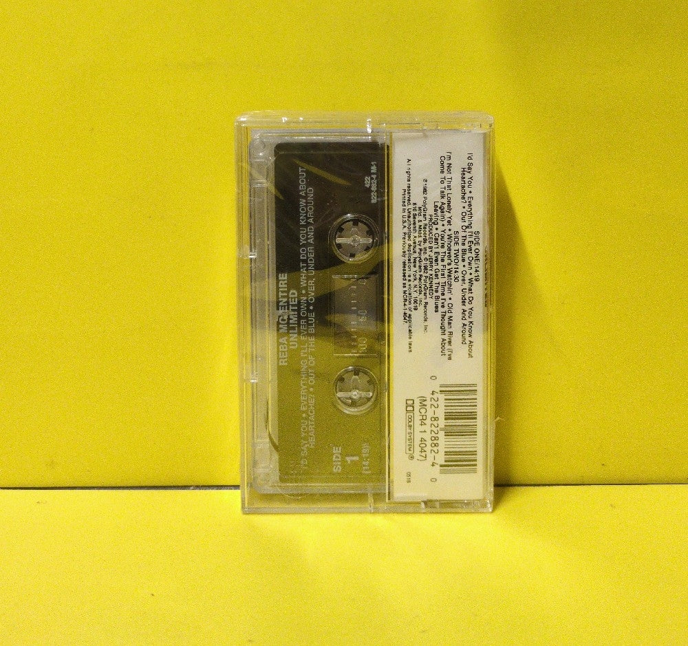 Reba McEntire - Unlimited - 822 882-4 M-1 - New - Sealed - Cassettes - Reissue - Clear Tape Shell
