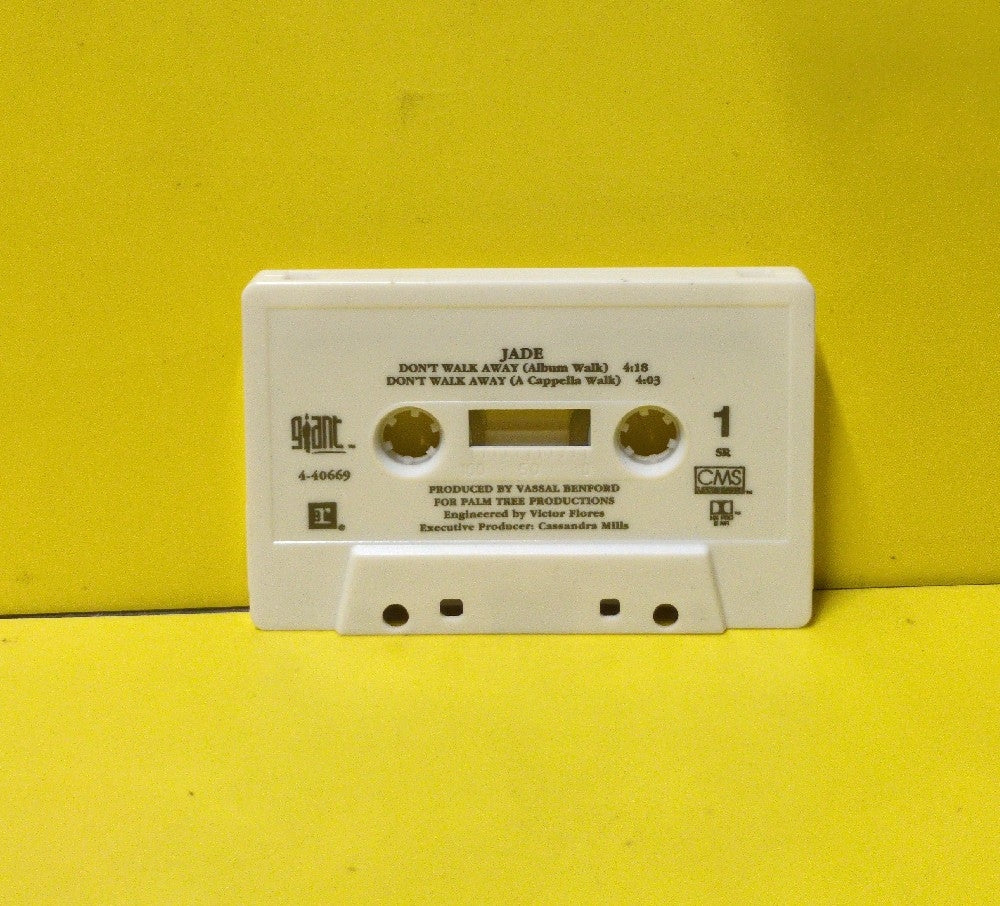 Jade - Don't Walk Away - 1992 - 9 40669-4 - Used - EX - Cassettes - Cassette Single - White Tape Shell