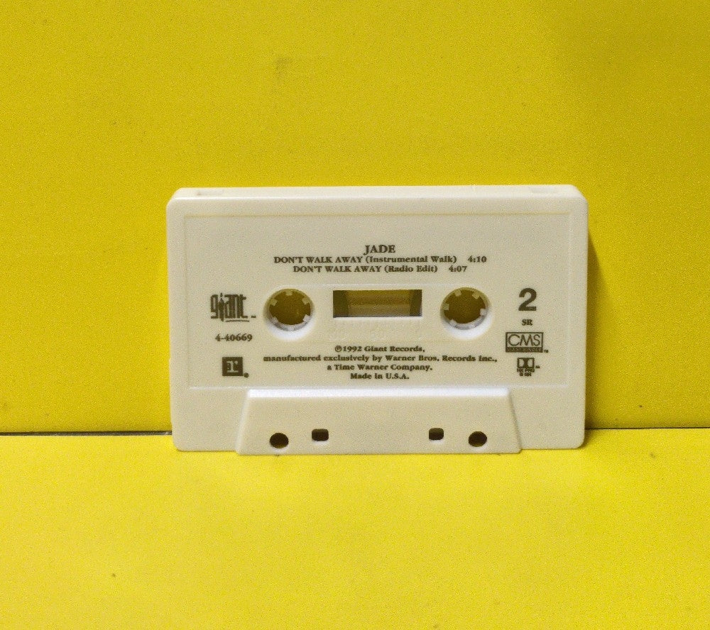 Jade - Don't Walk Away - 1992 - 9 40669-4 - Used - EX - Cassettes - Cassette Single - White Tape Shell